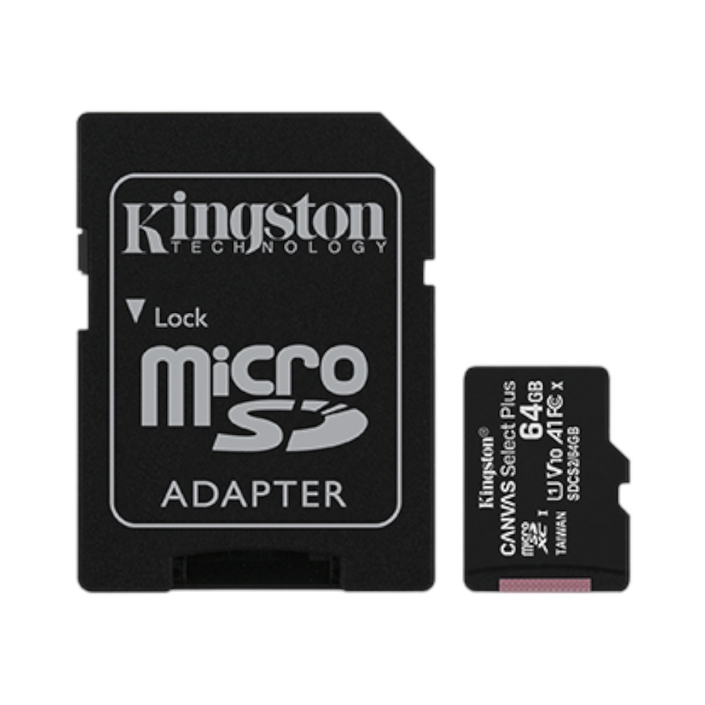 MICRO SD 64GB - FIG 02 MICROSD 64GB KINGSTON - Imagen 1