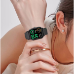 RELOJ INTELIGENTE NEGRO RECTANGULAR - Imagen 4