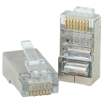 CONECTOR RJ45 CAT6 BLINDADO PACK X 10 UNIDADES - Imagen 3