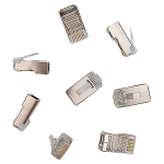 CONECTOR RJ45 CAT6 BLINDADO PACK X 10 UNIDADES - Imagen 5