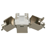 CONECTOR JACK  BLINDADO RJ45 CAT6A -CAT7  10Gbps PACK X 2 UNIDADES - Imagen 4