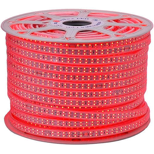 1 MANGUERA LED PLANA DOBLE LUZ ROJA - Imagen 1