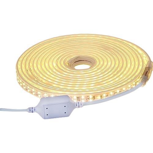 5 KIT MANGUERA LED PLANA DOBLE LUZ CALIDA 5MT+ CONTROL LSC - Imagen 1