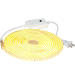 KIT MANGUERA LED PLANA SIMPLE LUZ CALIDA 5MT+ CONTROL LSC