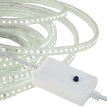 KIT MANGUERA LED PLANA SIMPLE LUZ BLANCA 5MT+ CONTROL LSC - Imagen 2