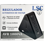 REGULADOR DE VOLTAJE LSC-1000VA/500Watts BLACK - Imagen 7