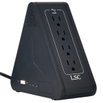 REGULADOR DE VOLTAJE LSC-1000VA/500Watts BLACK