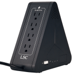 REGULADOR DE VOLTAJE LSC-1000VA/500Watts BLACK - Imagen 4